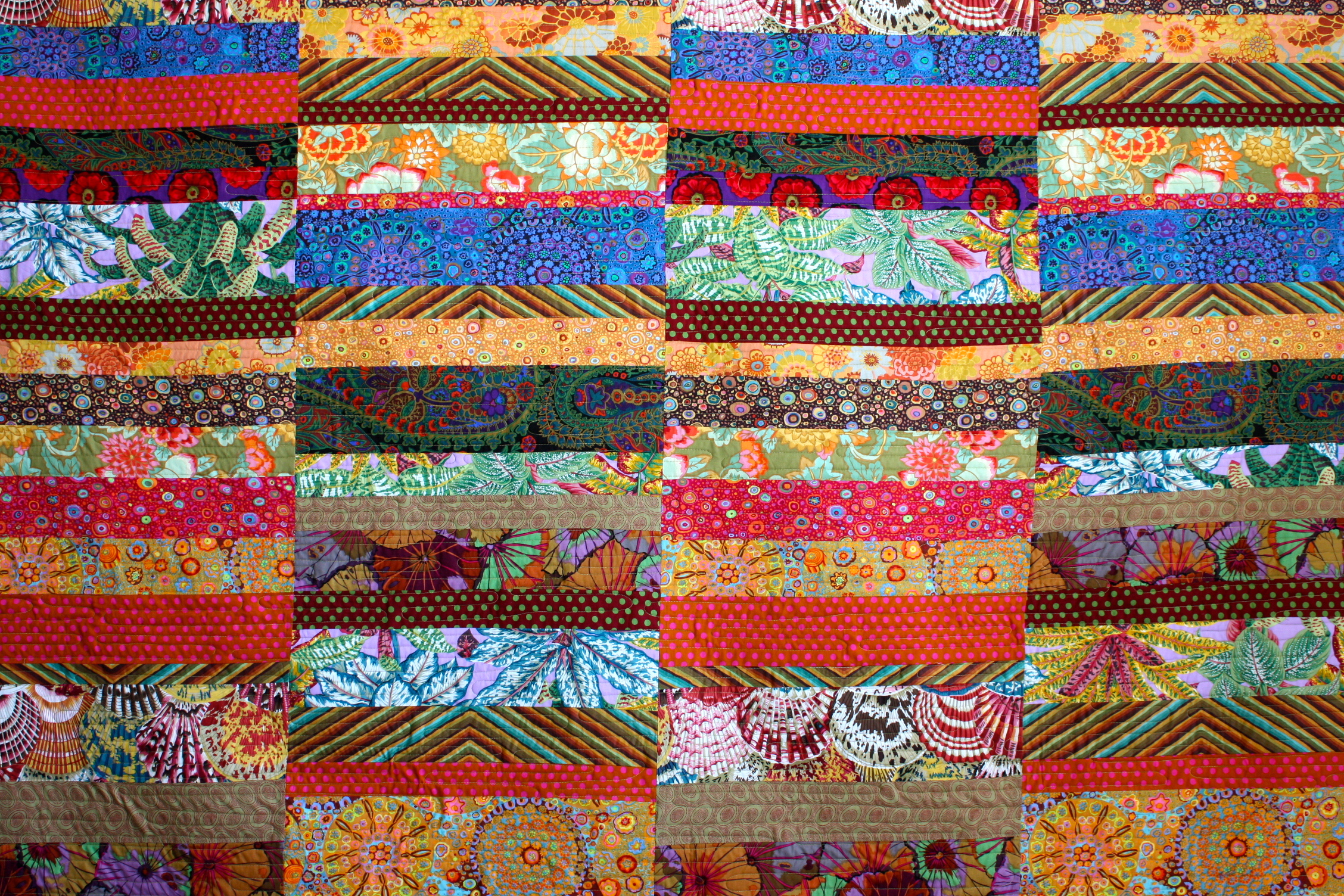 Kaffe Fassett Quilts and letting go of your inner drag queen